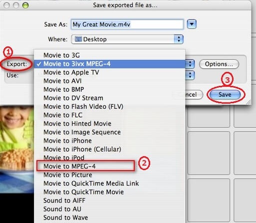save an imovie video on the desktop for mac